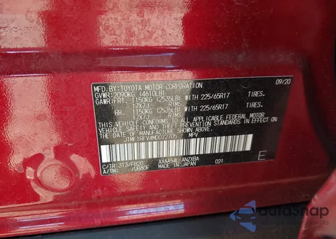 2021 Toyota Rav4 Le from USA, damaged, VIN JTMF1RFV4MD072705